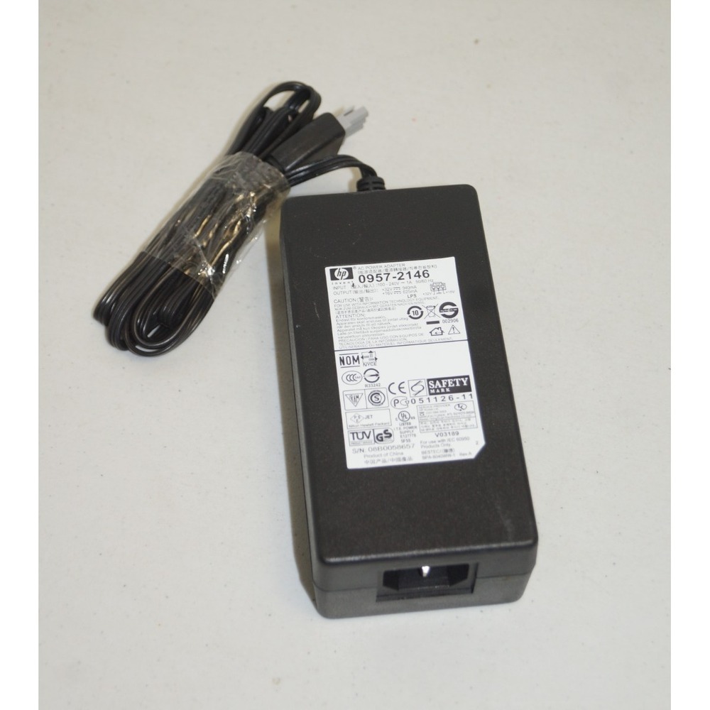 Genuine HP 0957-2146 Deskjet, Officejet Printer AC Power Adapter Output: 16V/32V